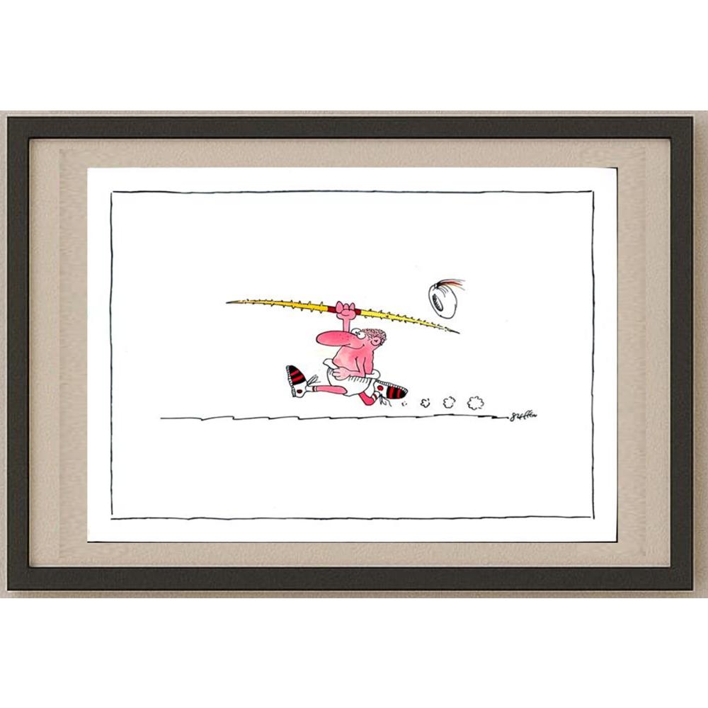 Steffen Jahsnowski 29x21cm Orijinal Karikatür BOD02755