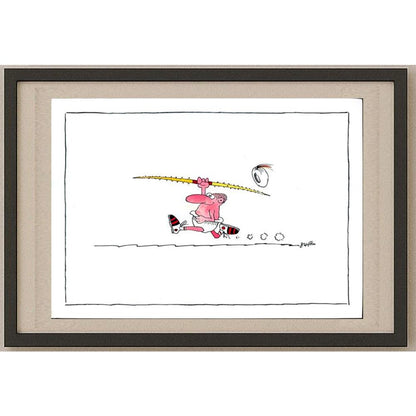 Steffen Jahsnowski 29x21cm Orijinal Karikatür BOD02755