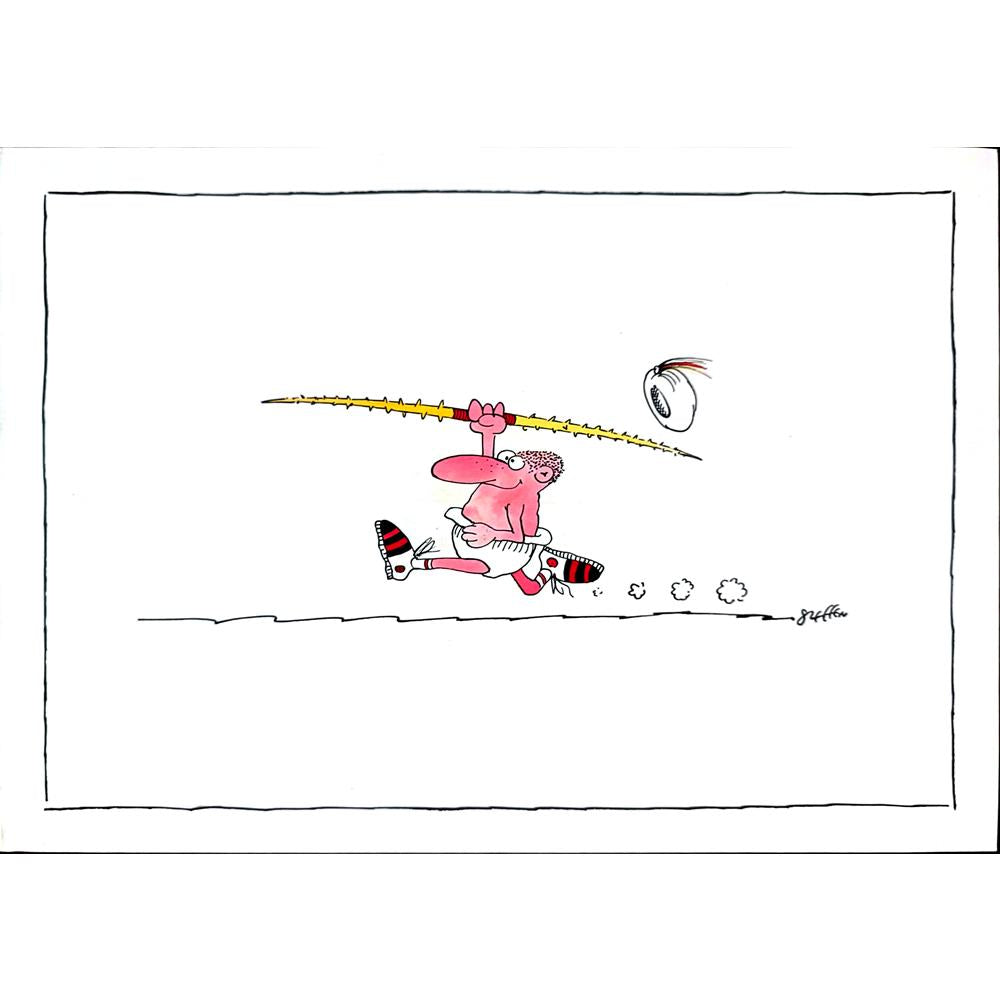 Steffen Jahsnowski 29x21cm Orijinal Karikatür BOD02755