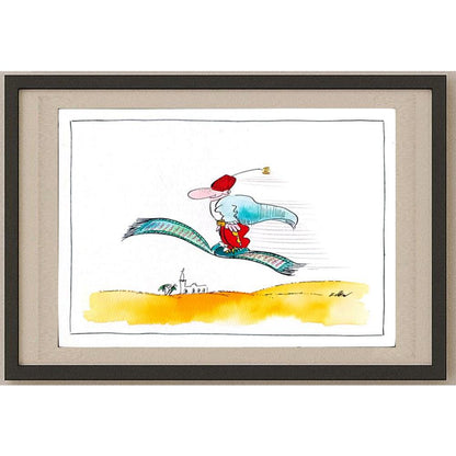 Steffen Jahsnowski 29x21cm Orijinal Karikatür BOD02756