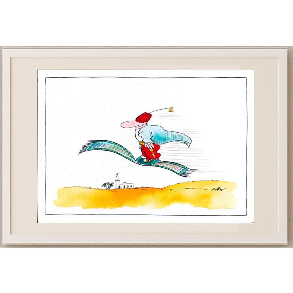 Steffen Jahsnowski 29x21cm Orijinal Karikatür BOD02756