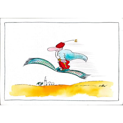Steffen Jahsnowski 29x21cm Orijinal Karikatür BOD02756