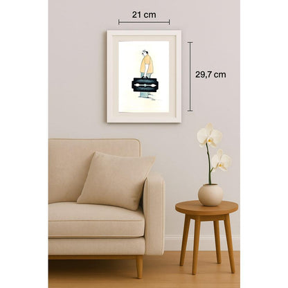 Vladimiras Beresniovas 29x21cm Orijinal Karikatür BOD02759