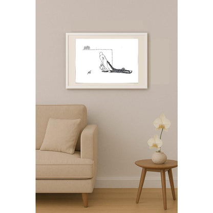 Unknown 25x21cm Orijinal Karikatür BOD02783