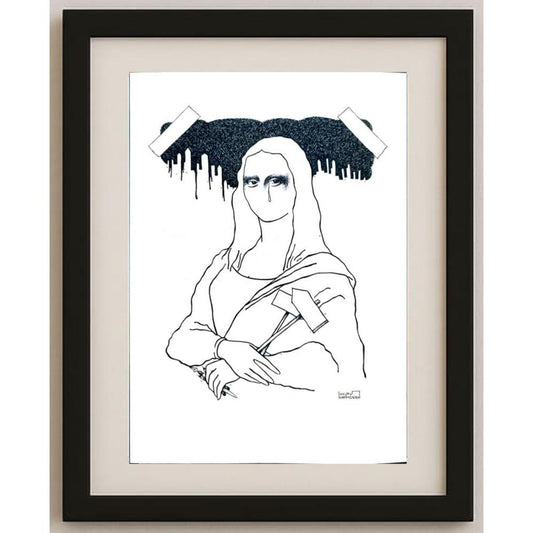 Hassan Karım Zadeh 29x21cm Orijinal Karikatür BOD02784