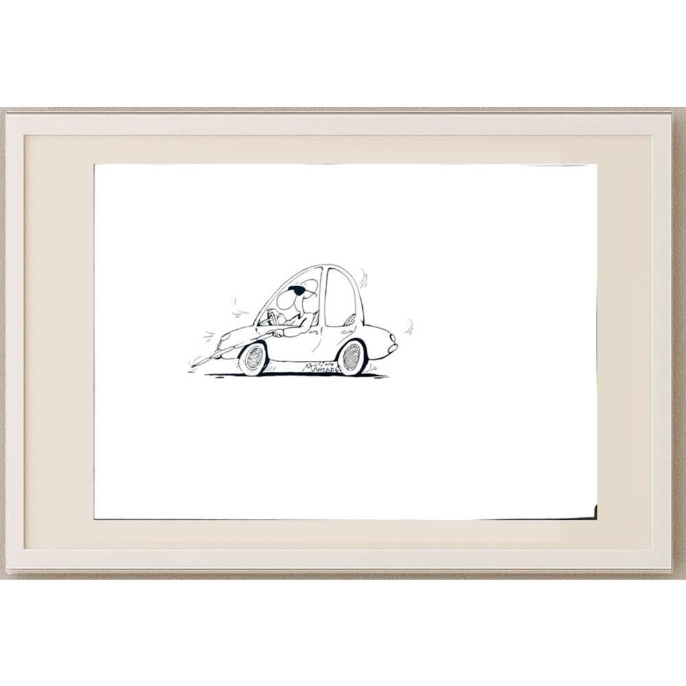 Mahzade Hamid Reza 29x21cm Orijinal Karikatür BOD02788