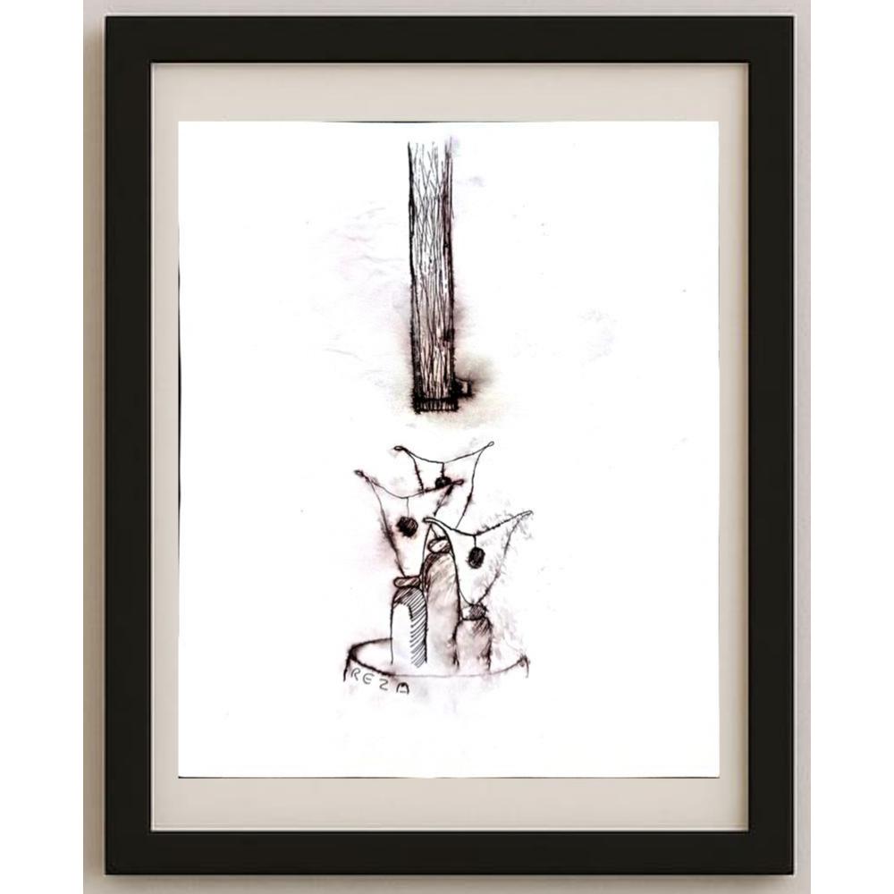 Reza Zaev Heidari 25x21cm Orijinal Karikatür BOD02796