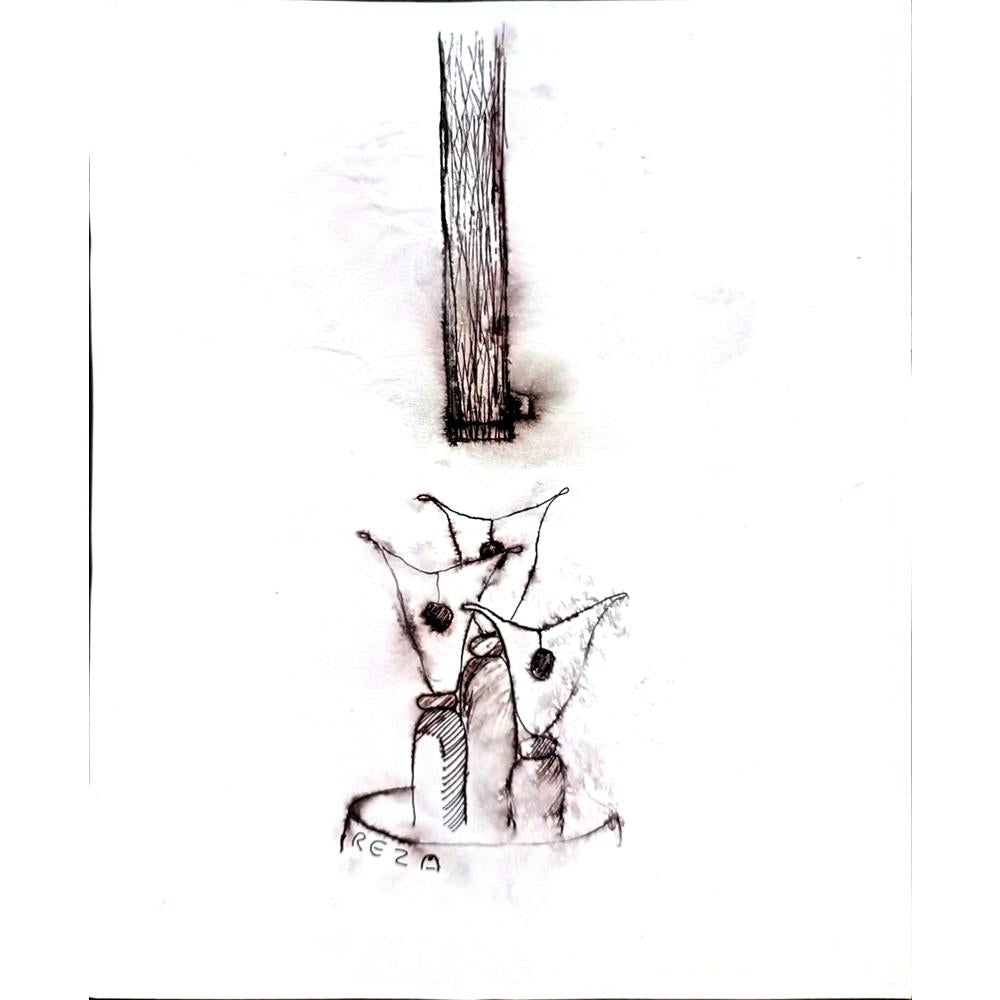 Reza Zaev Heidari 25x21cm Orijinal Karikatür BOD02796