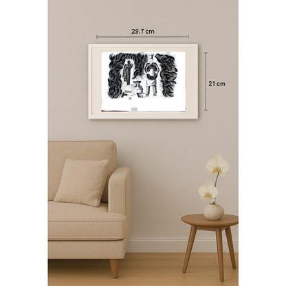 Amir Reza Kherdazed 29x21cm Orijinal Karikatür BOD02797