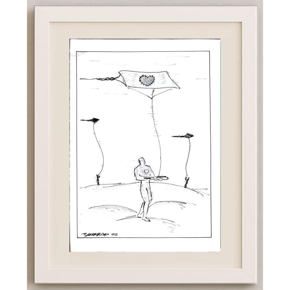 Mehrdad Zonnour 29x21cm Orijinal Karikatür BOD02800
