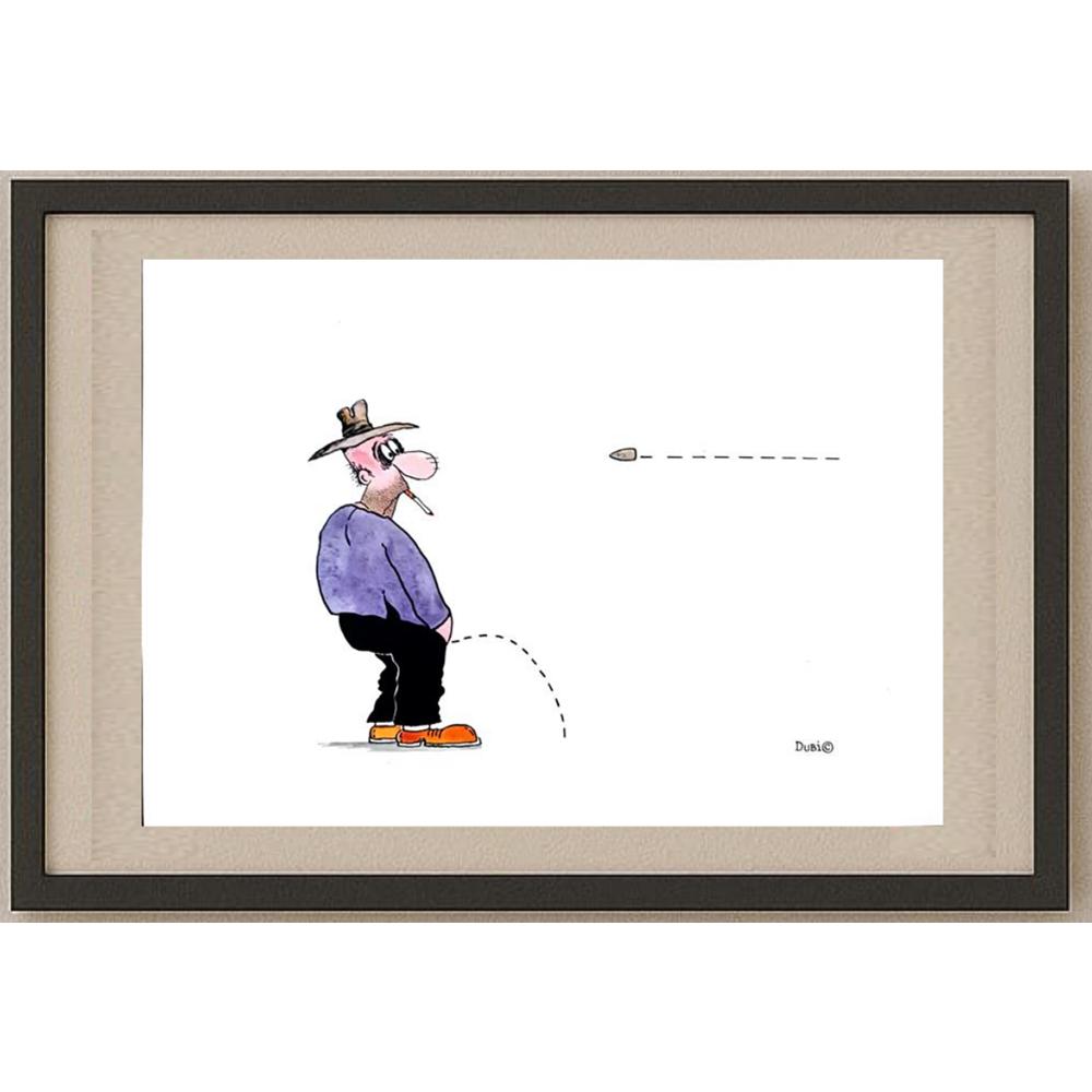 Olexander Dubovskyi 29x21cm Orijinal Karikatür BOD02804