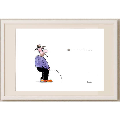 Olexander Dubovskyi 29x21cm Orijinal Karikatür BOD02804