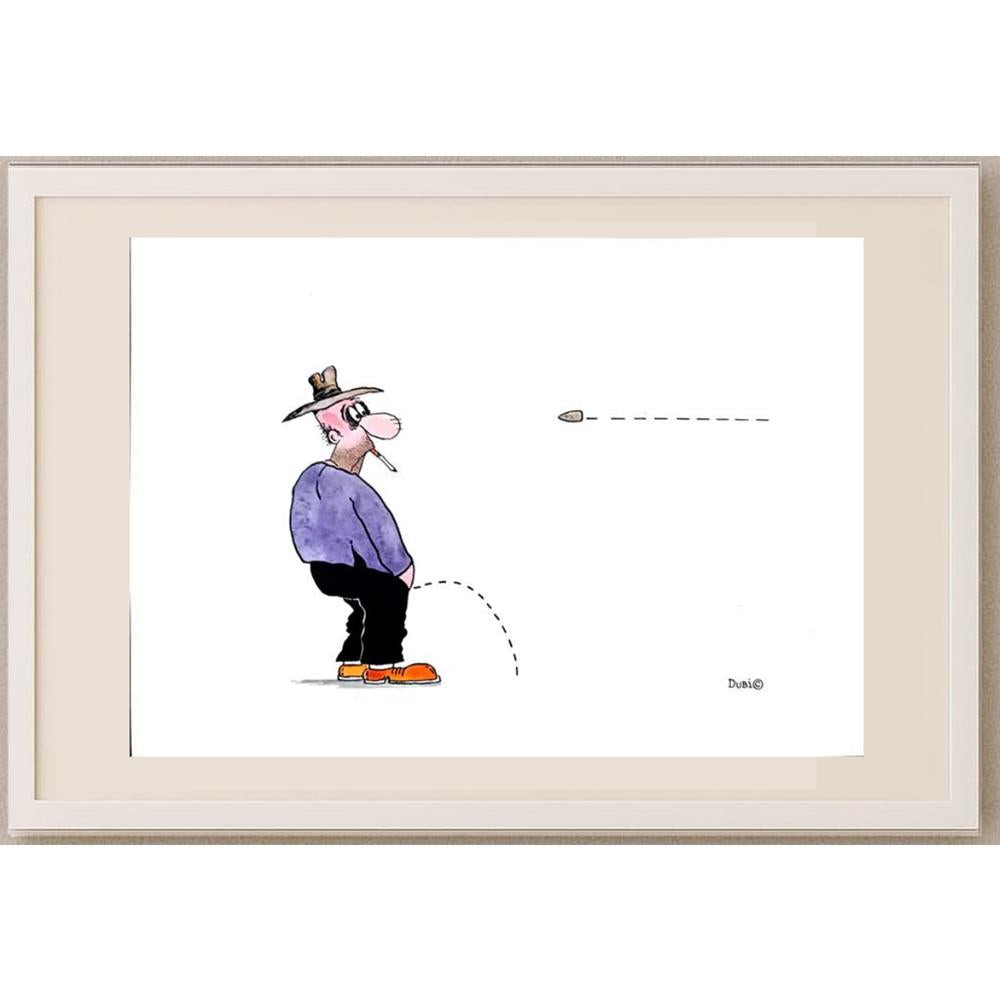 Olexander Dubovskyi 29x21cm Orijinal Karikatür BOD02804