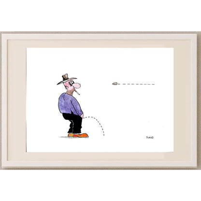 Olexander Dubovskyi 29x21cm Orijinal Karikatür BOD02804