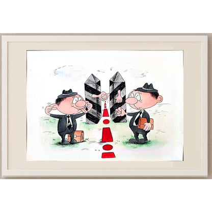 Bogdanov Victor 29x21cm Orijinal Karikatür BOD02807