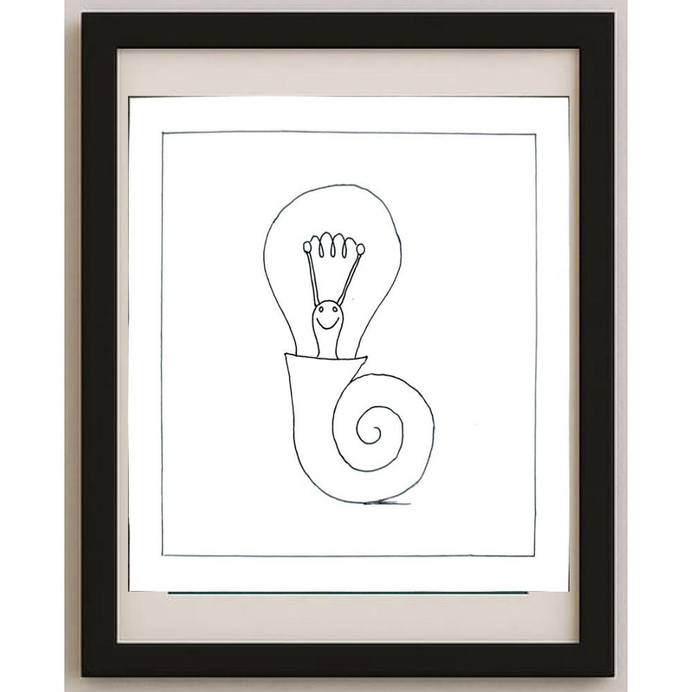 Mugtaba Azarkheil 13x13cm Orijinal Karikatür BOD02814