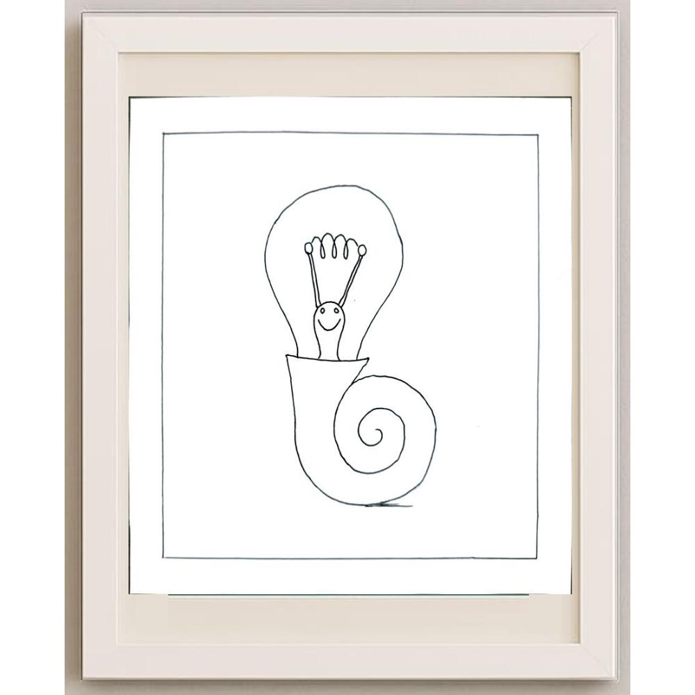 Mugtaba Azarkheil 13x13cm Orijinal Karikatür BOD02814