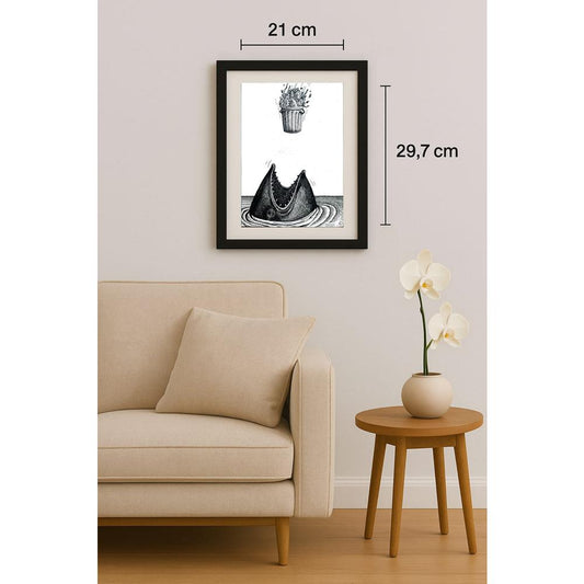 Mohsen Najafi 29x21cm Orijinal Karikatür BOD02823