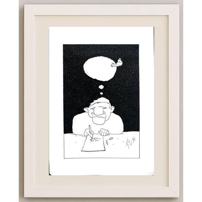 Liviu Pencea 29x21cm Orijinal Karikatür BOD02826