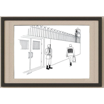 Sekhavti 29x21cm Orijinal Karikatür BOD02828