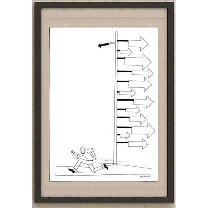 Sekhavti 29x21cm Orijinal Karikatür BOD02829