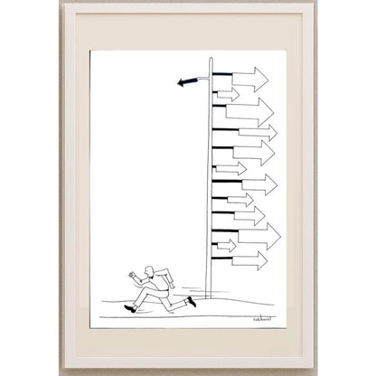 Sekhavti 29x21cm Orijinal Karikatür BOD02829