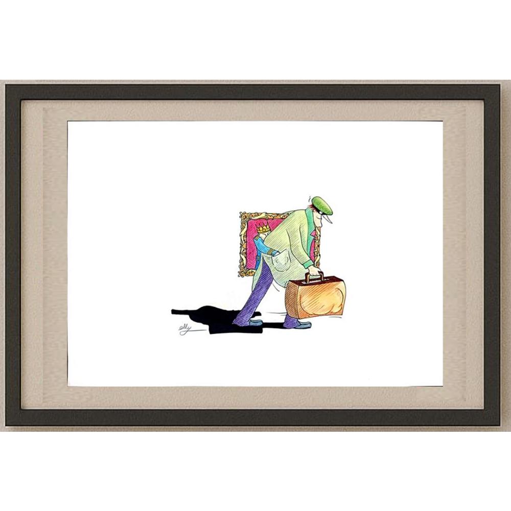 Majid Maghsoodi 29x21cm Orijinal Karikatür BOD02832