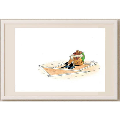 Majid Maghsoodi 29x21cm Orijinal Karikatür BOD02833