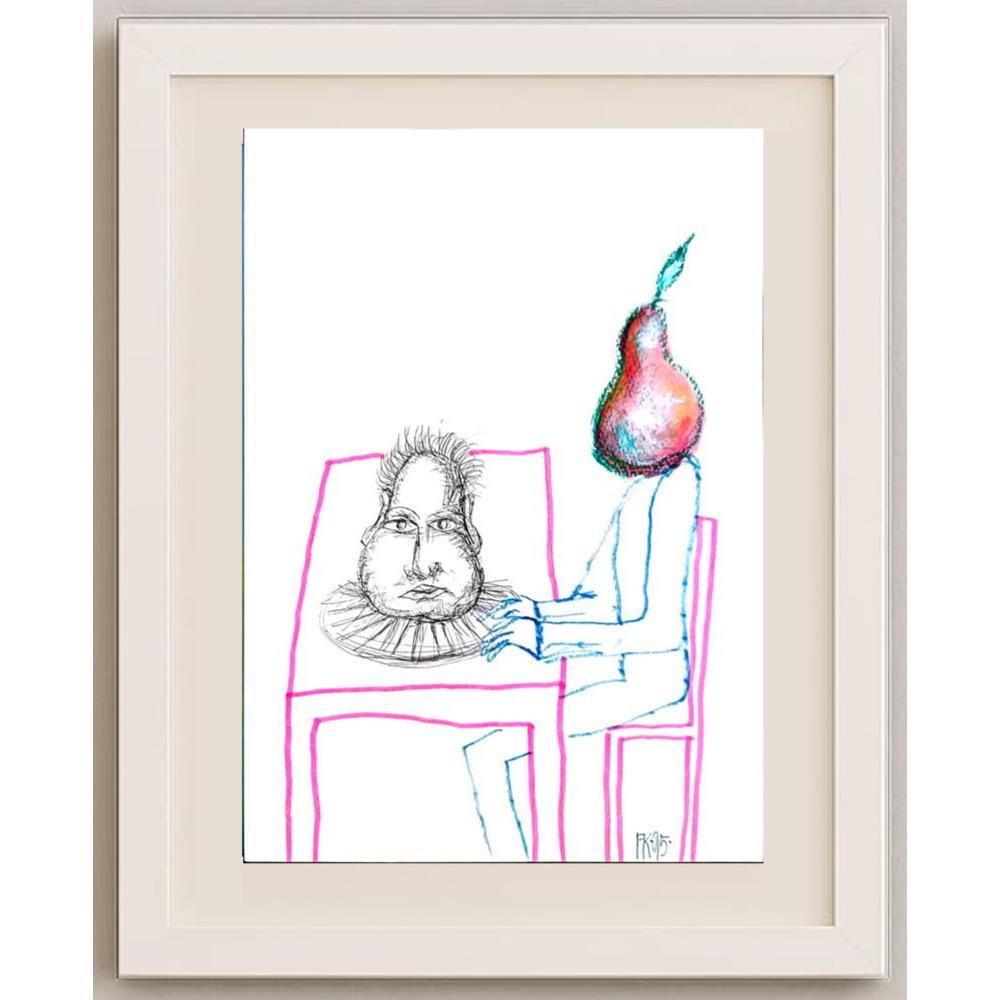Fedor Kritovak 29x21cm Orijinal Karikatür BOD02844