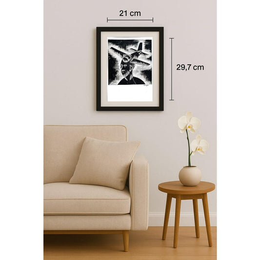 Zuzana Hadvigova 29x21cm Orijinal Karikatür BOD02846