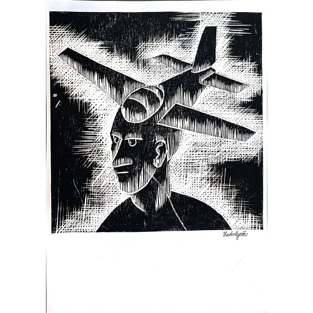 Zuzana Hadvigova 29x21cm Orijinal Karikatür BOD02846