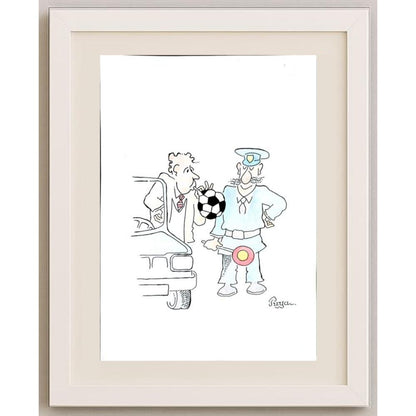 Zdenko Puhin 29x21cm Orijinal Karikatür BOD02847