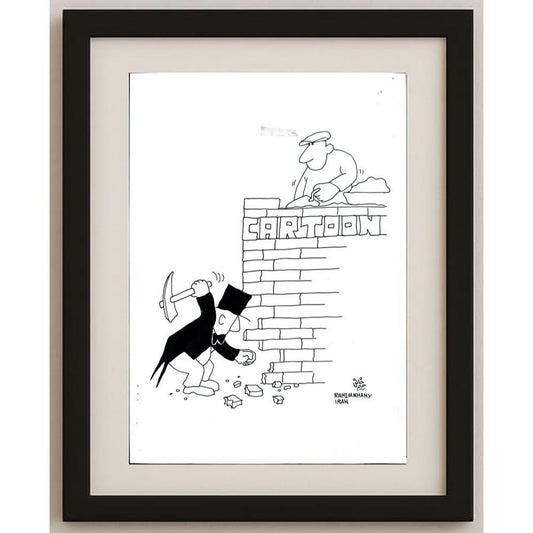 Hossein Rahimkhany 43x30cm Orijinal Karikatür BOD02852