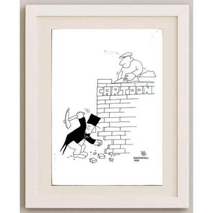 Hossein Rahimkhany 43x30cm Orijinal Karikatür BOD02852