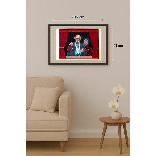 Ali Divandari 29x21cm Orijinal Karikatür BOD02856