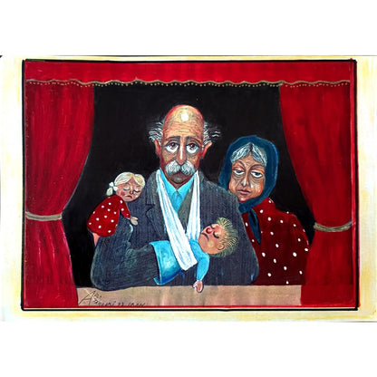 Ali Divandari 29x21cm Orijinal Karikatür BOD02856
