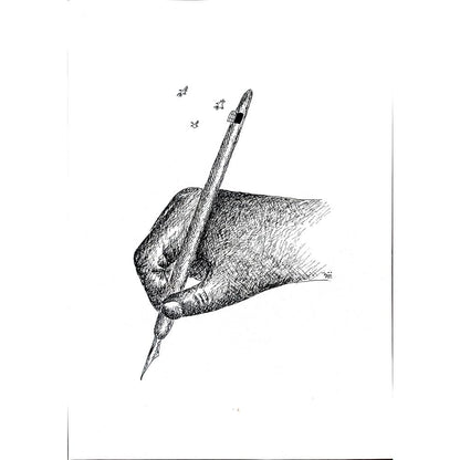 Masoud Ziaei Zardkhashosei 29x21cm Orijinal Karikatür BOD02857