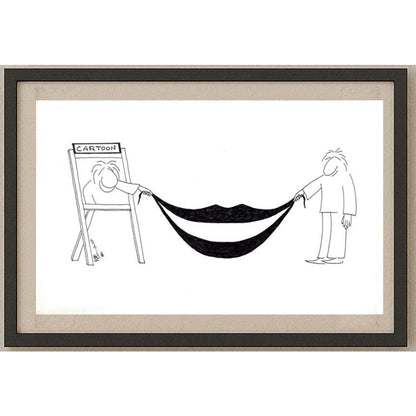 Sina Valiollah 29x21cm Orijinal Karikatür BOD02859