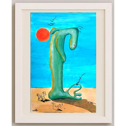 Soudabeh Memarzadeh 40x25cm Orijinal Karikatür BOD02866