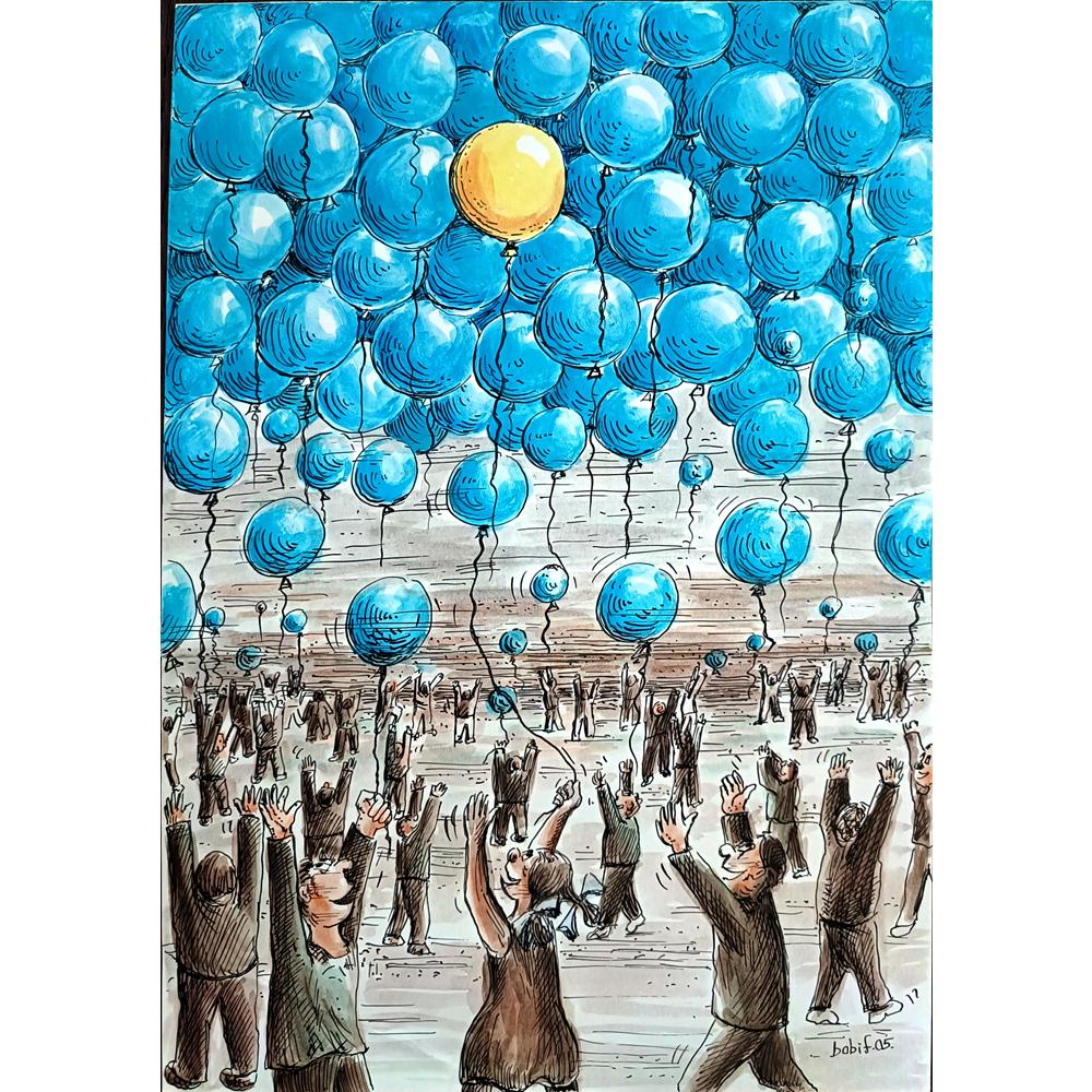 Todorovic Bobisa 29x21cm Orijinal Karikatür BOD02868