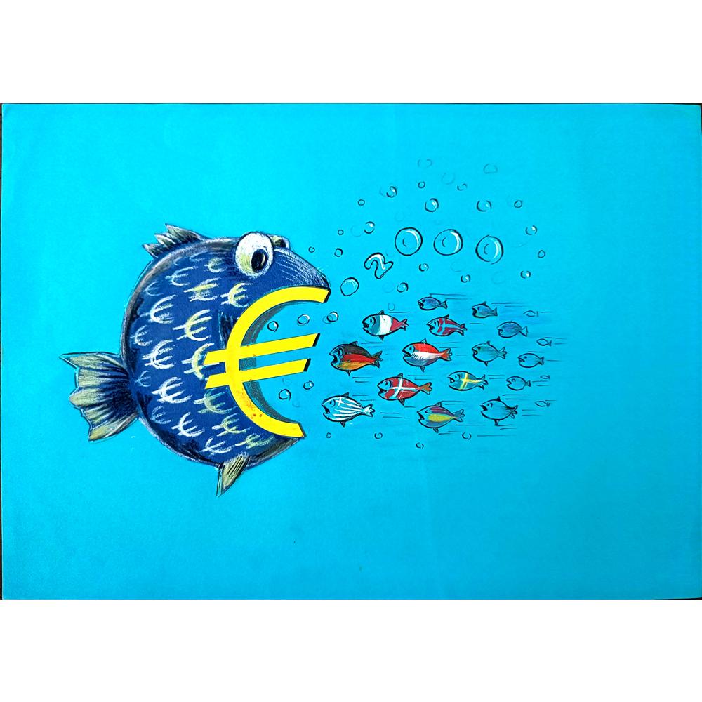 Wolfgang Schlegel 29x21cm Orijinal Karikatür BOD02870