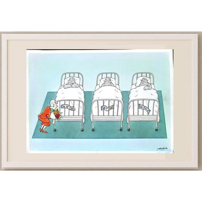 Toshiko Nishida 43x30cm Orijinal Karikatür BOD02875