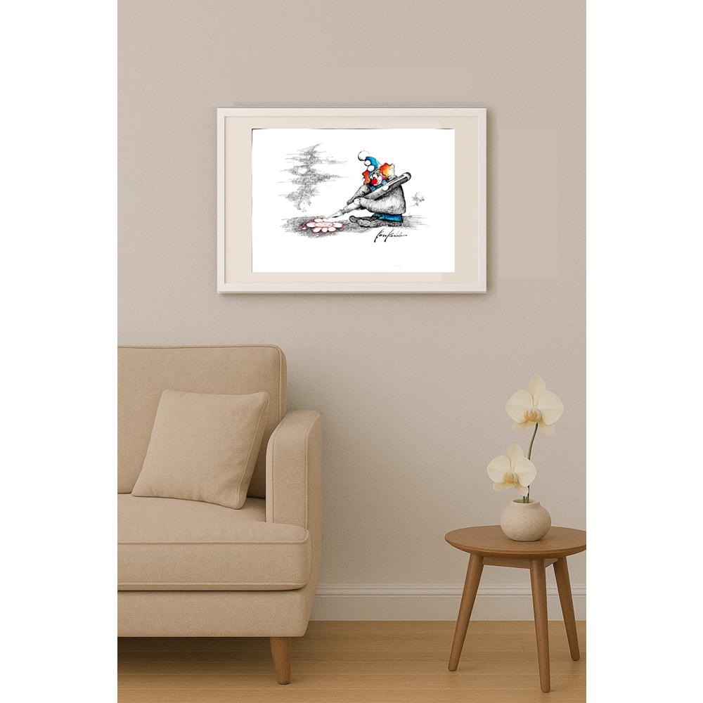 Kazo Kanala 43x30cm Orijinal Karikatür BOD02876