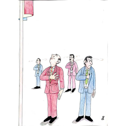 Senad Nadarevic 43x30cm Orijinal Karikatür BOD02879