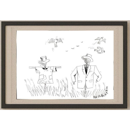 Mok Siu Man 35x25cm Orijinal Karikatür BOD02881