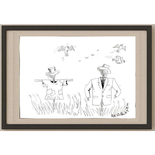 Mok Siu Man 35x25cm Orijinal Karikatür BOD02881