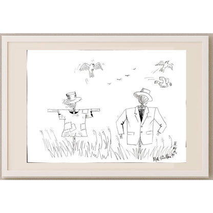 Mok Siu Man 35x25cm Orijinal Karikatür BOD02881