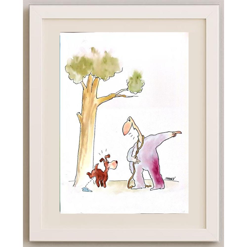 Ivan Haramija 35x25cm Orijinal Karikatür BOD02882