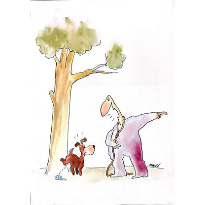Ivan Haramija 35x25cm Orijinal Karikatür BOD02882