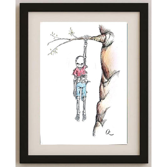Unknown 35x25cm Orijinal Karikatür BOD02883